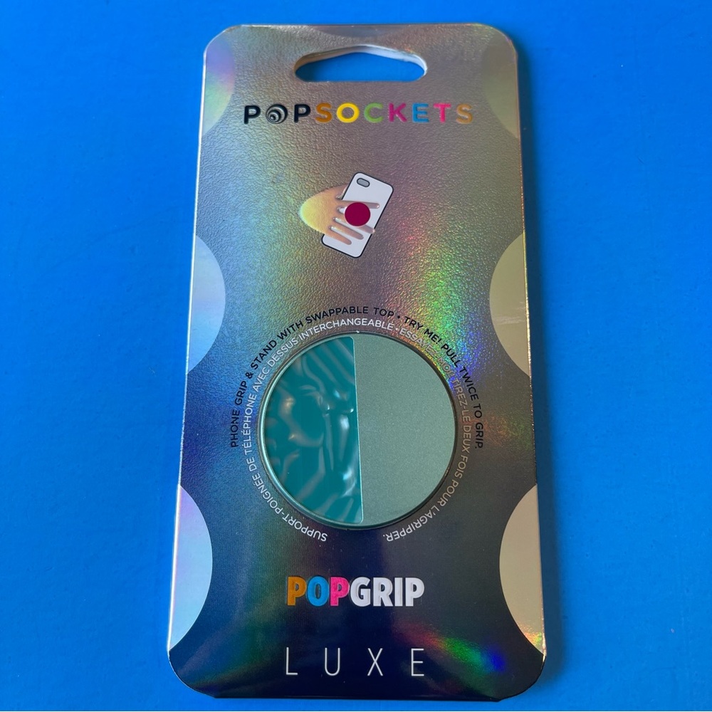 Popsocket - Glam Inlay Acetate Aqua (LUXE)